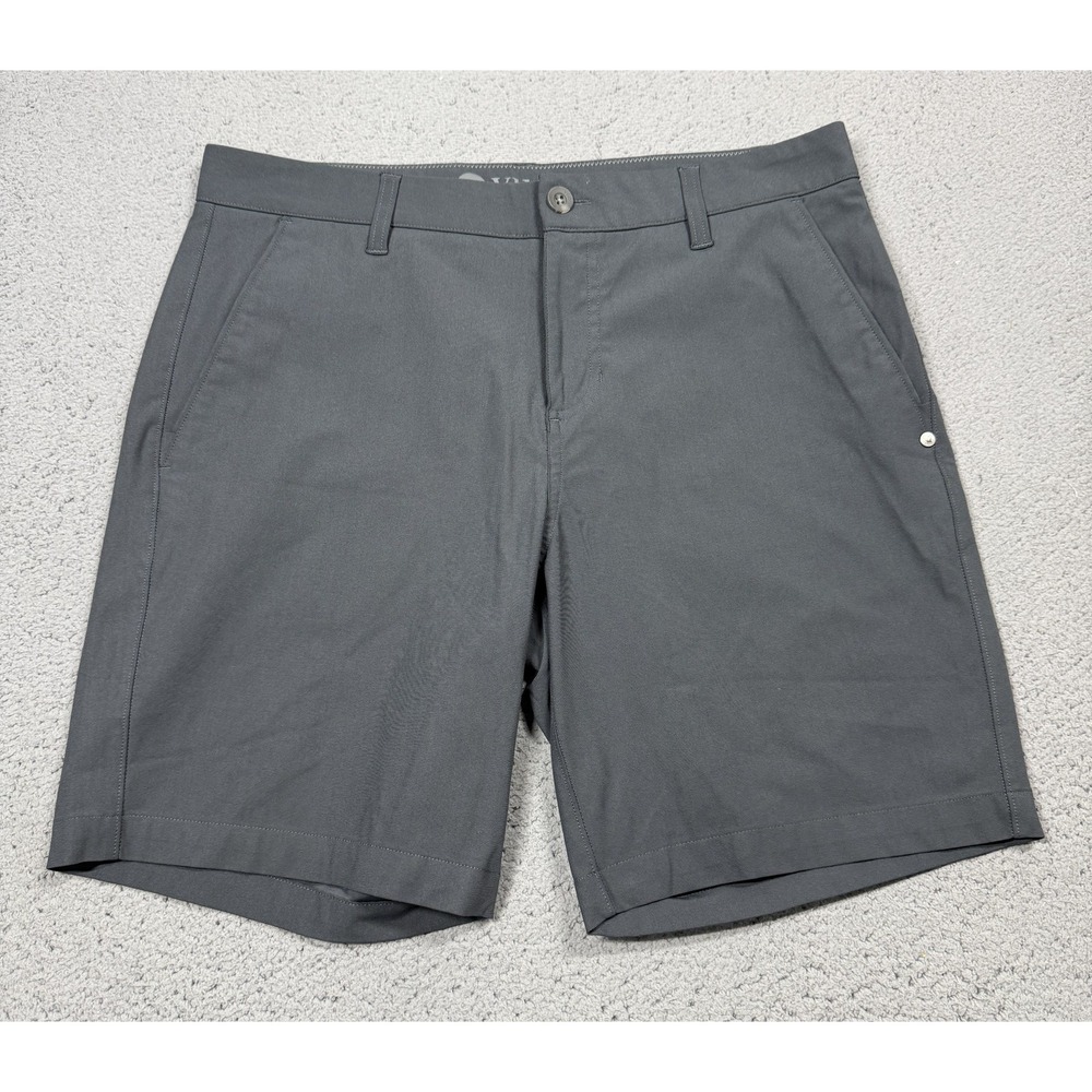 Vuori Meta Shorts Mens 32 Gray Golf Chino Stretch Athletic Performance V379